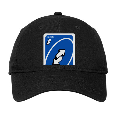 Uno Reverse Card No U Meme Adjustable Cap By Snappyart - Hatpublic