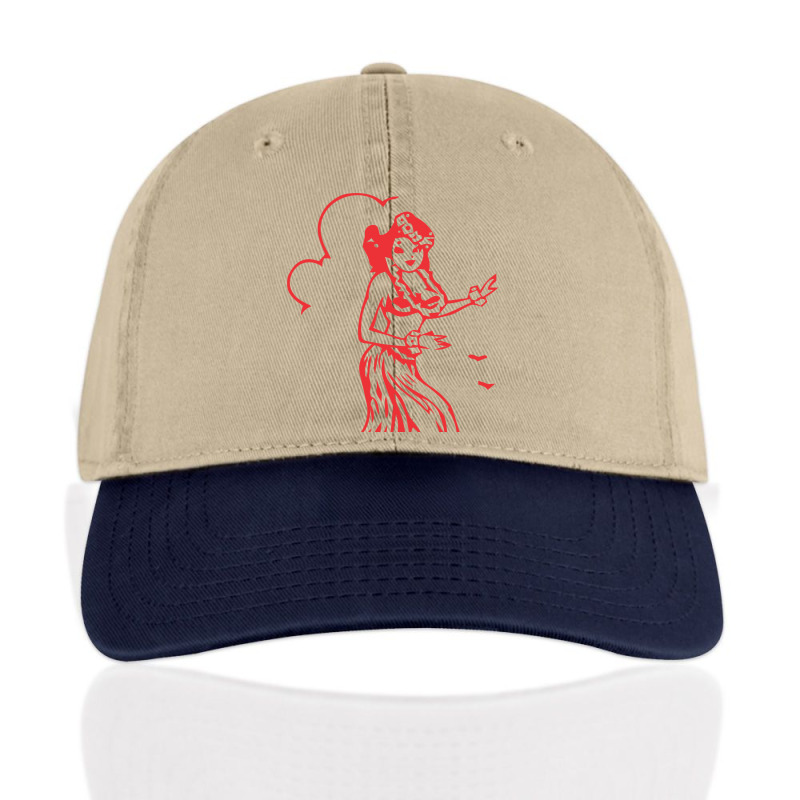 Hula Girl Hawaii Dad Hat By Artmosaic - Hatpublic